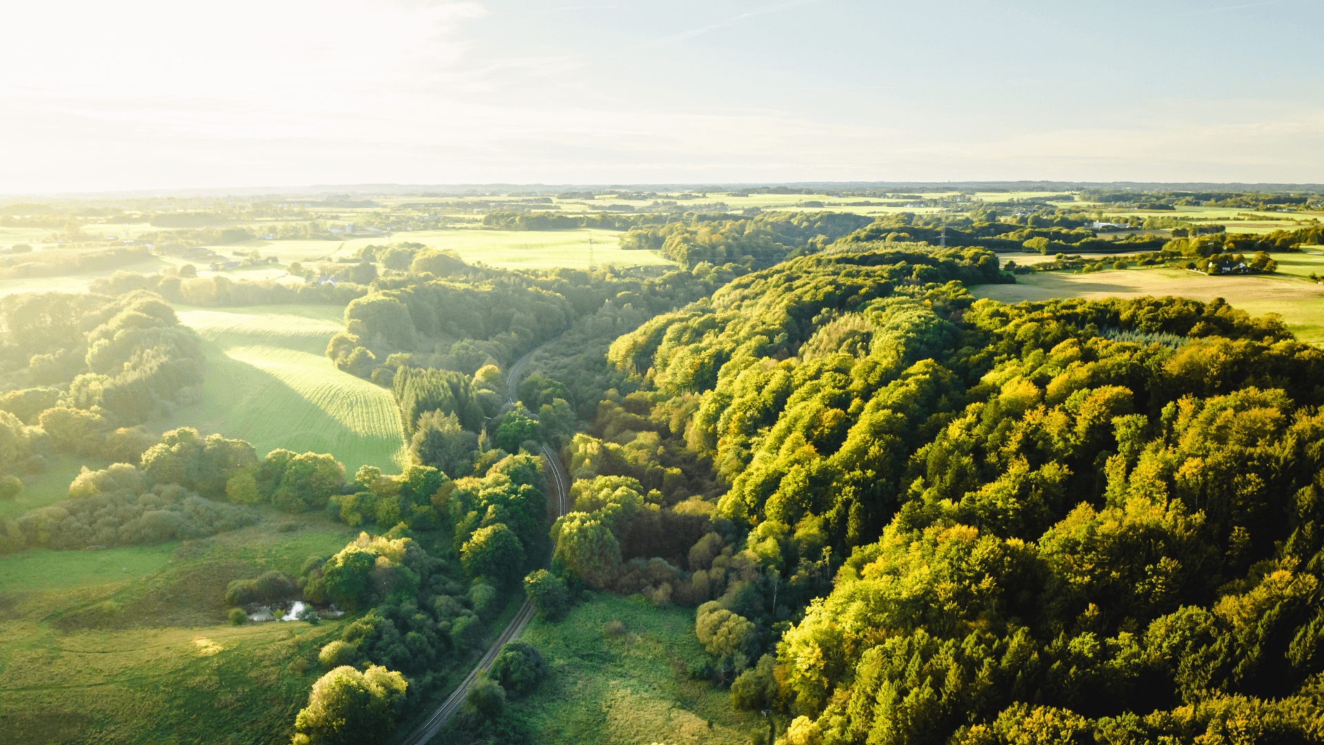 View over the Grejs Valley in Vejle