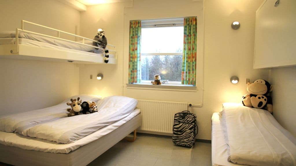 Familienzimmer für 5 Personen im GIVSKUD ZOO HOSTEL