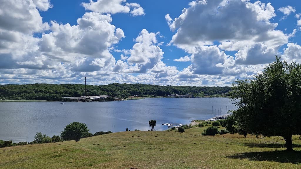 The circular bridge at Sildehagen, Hobro
