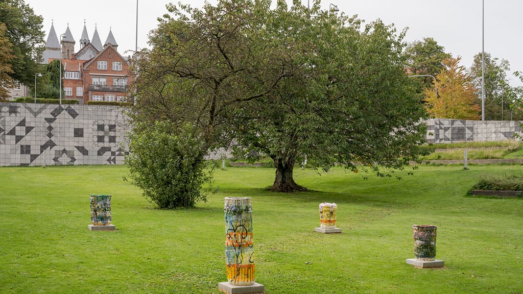 Art in the garden at the Viborg Kunsthal